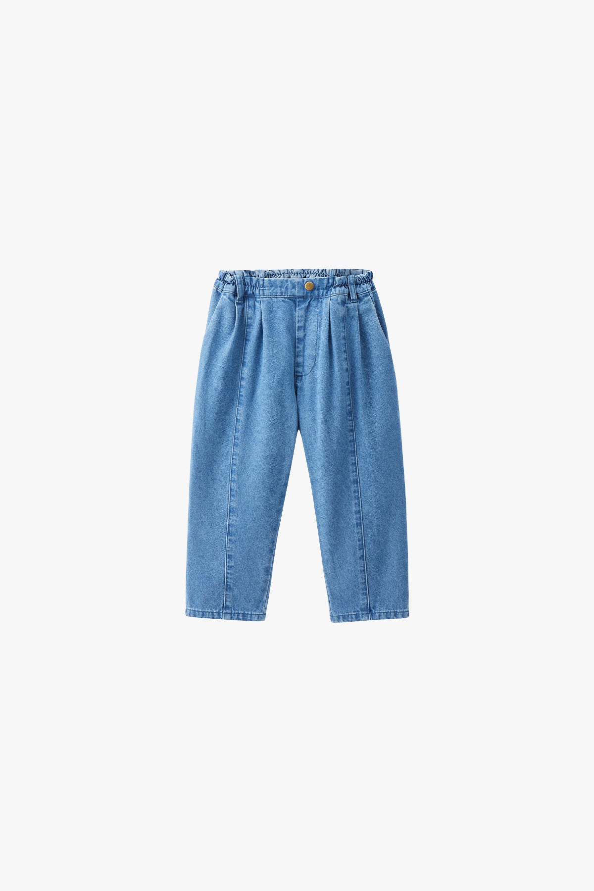 MASU SUSPENDER DENIM TROUSERS Vintage Denim Suspender Pants - Blue 