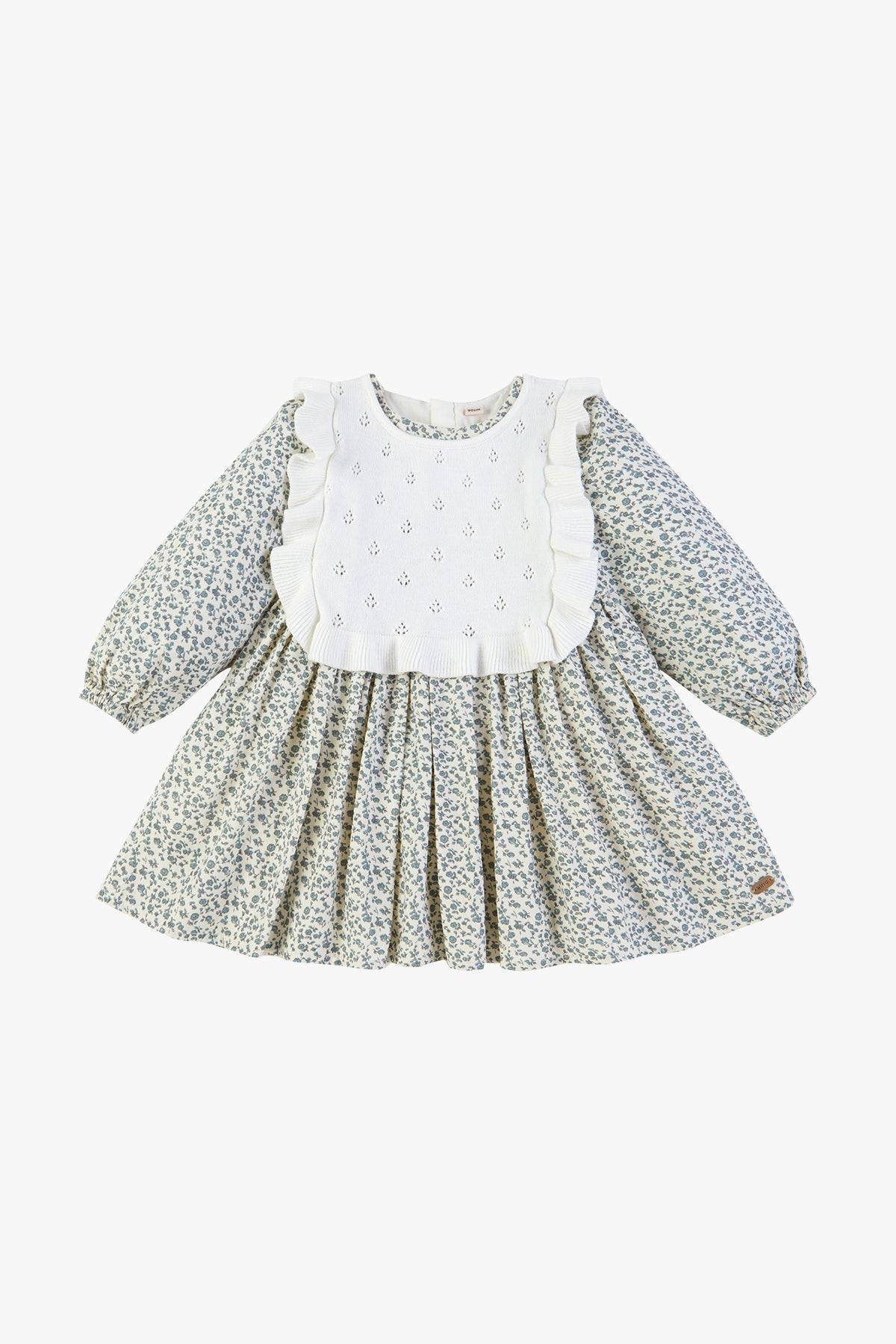 Two-Piece Floral Dress Set - Blue Star Flower Two-Piece Floral Dress Set - Blue Star Flower