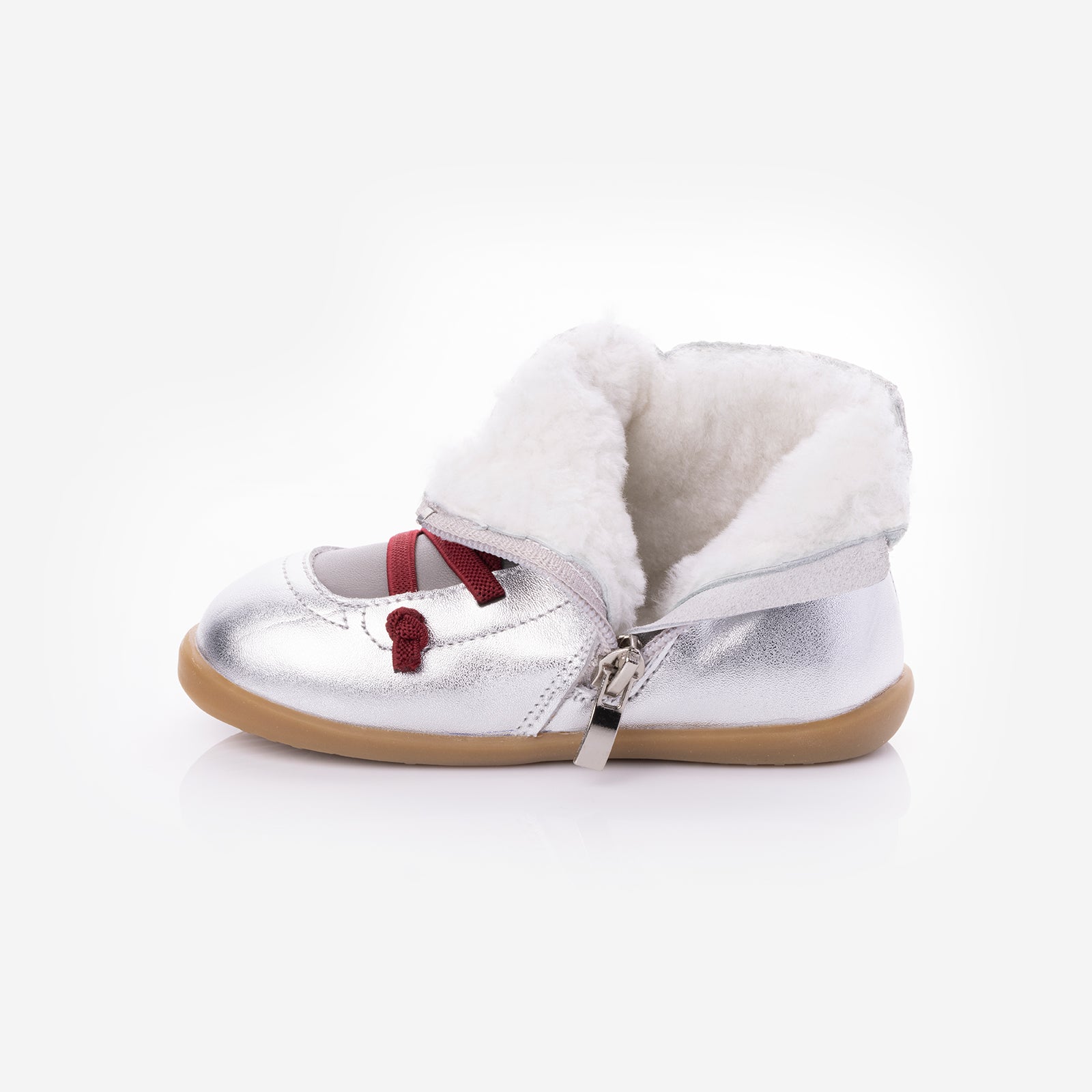 fur ariel starry silver woolly kids leather kids shoes baby infants shoes Childrens winter boots shoes Toddler snow boots