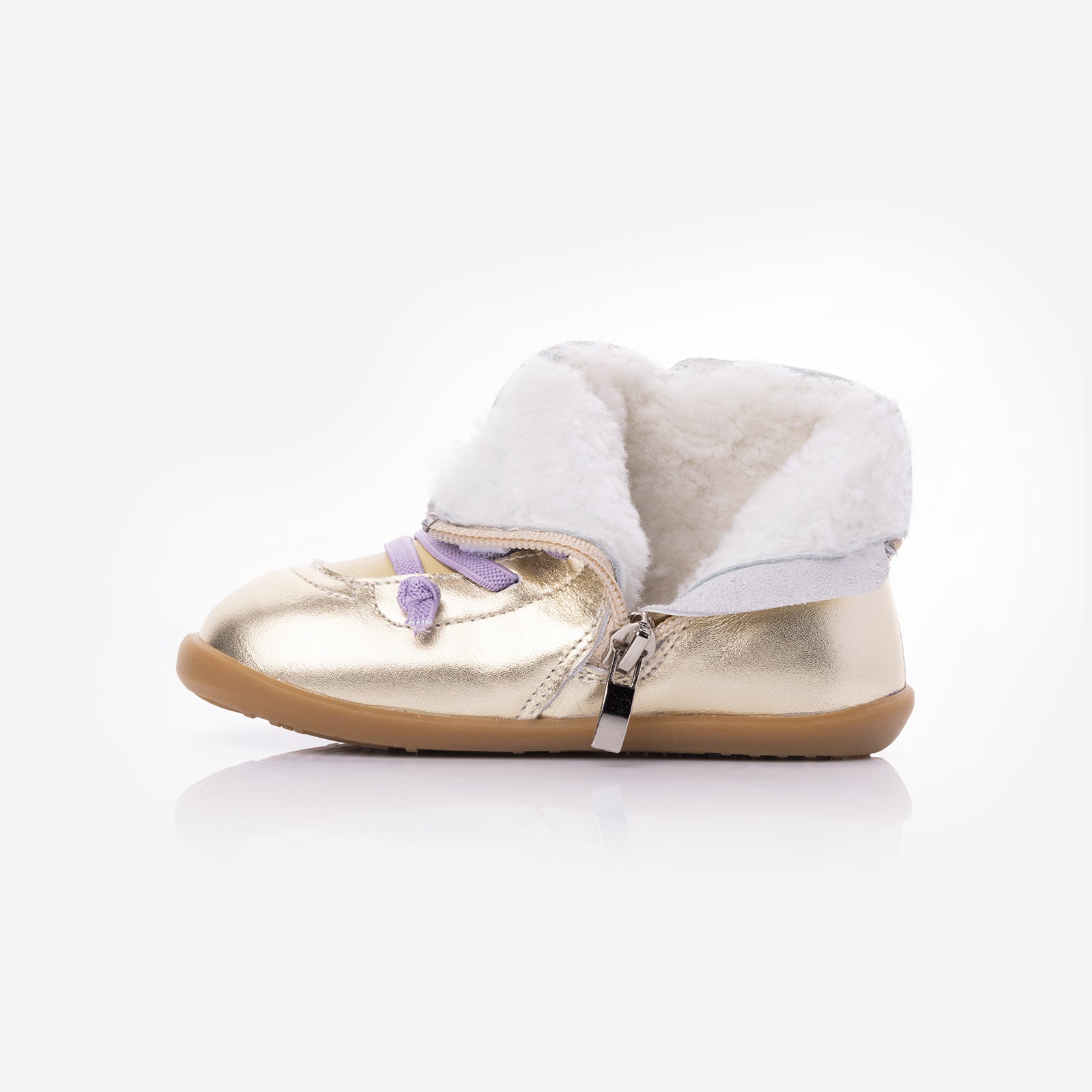 fur ariel auroral gold woolly kids leather kids shoes baby infants shoes Sheepskin size 1 shoes Kids boots