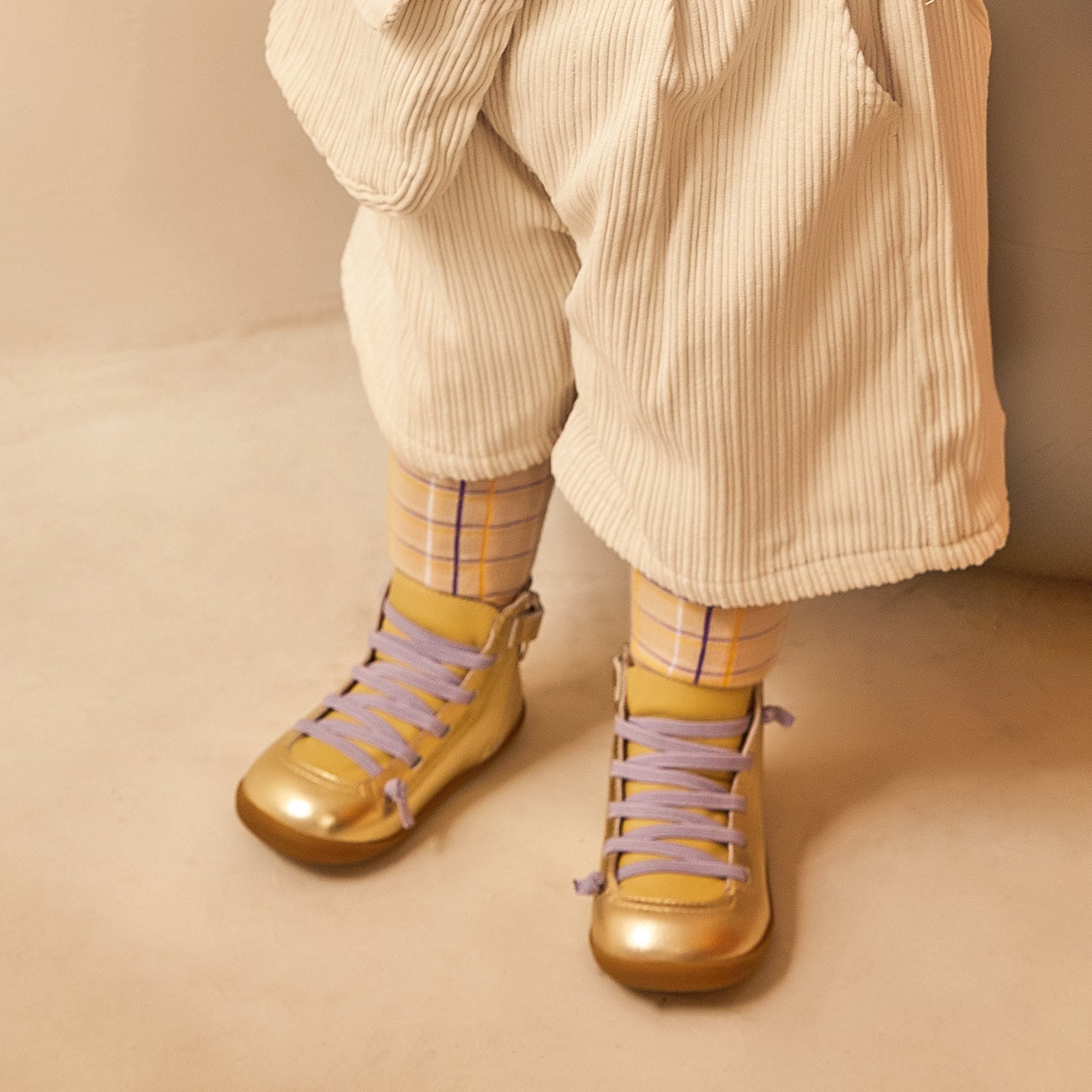 fur ariel auroral gold woolly kids leather kids shoes baby infants shoes Wool lining infants shoe Autumn