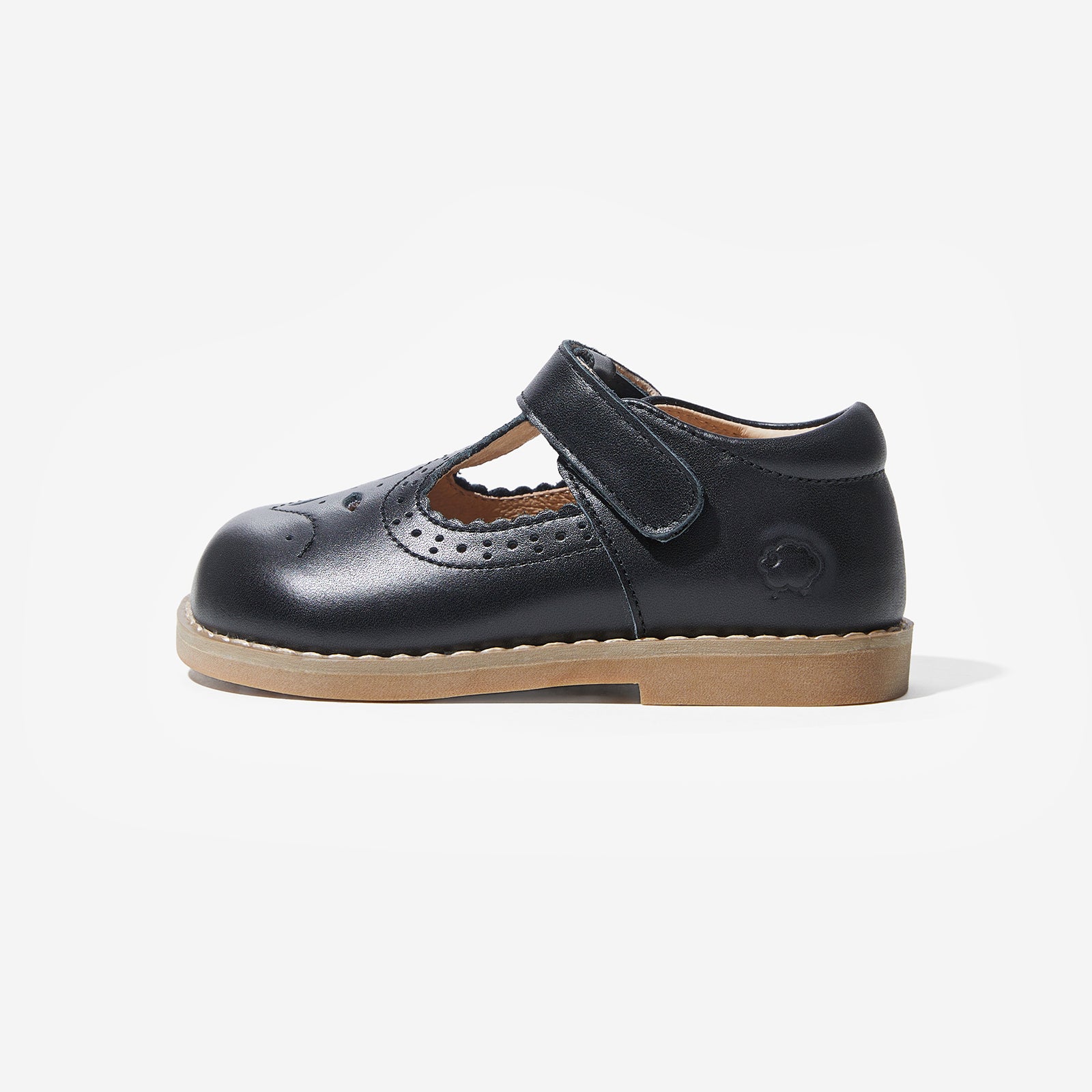cheryl obsidian black woolly kids autumn infant leathr shoes shoe childrens shoes walkers shoes