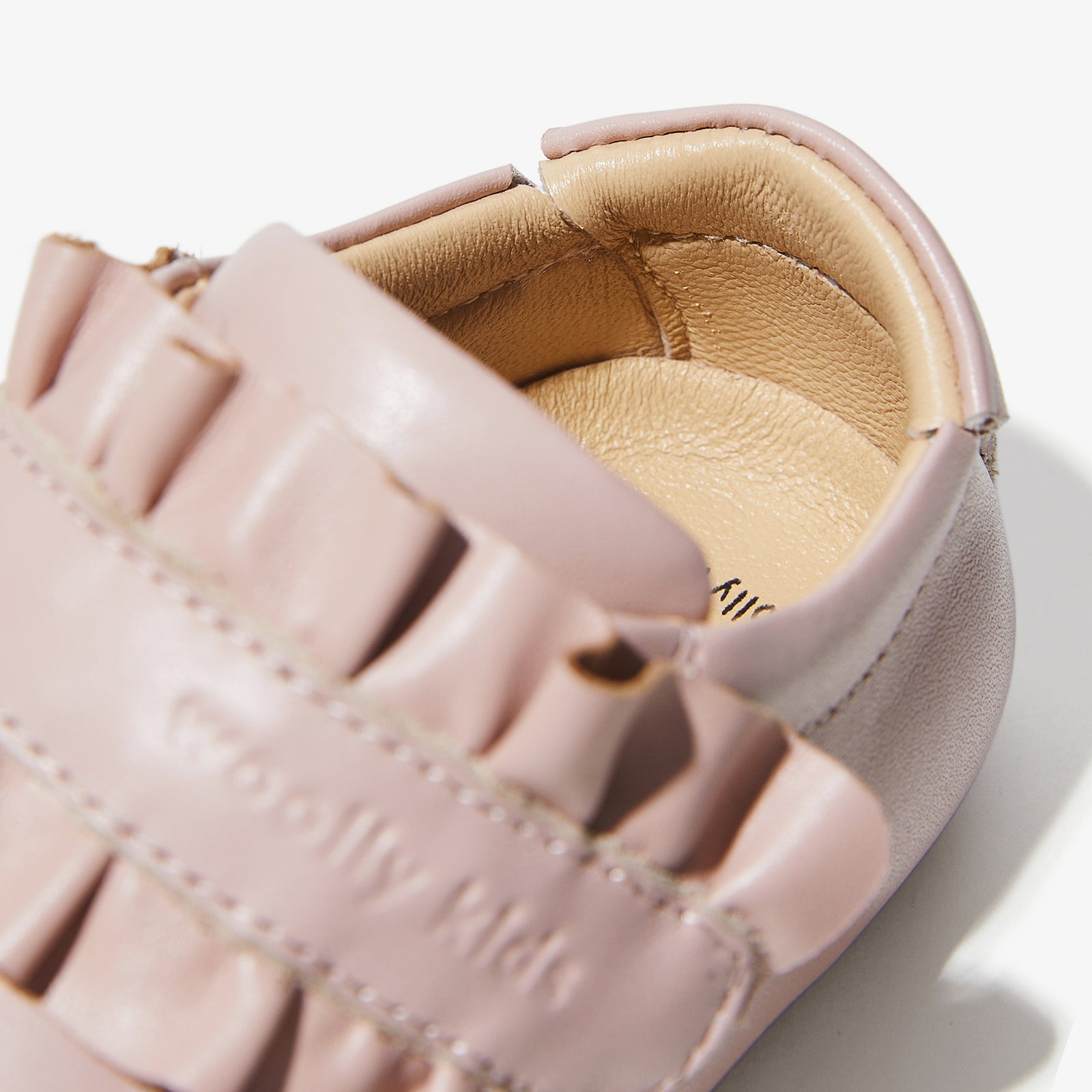 emily gooseberry pink woolly kids autumn infant leathr shoes wide feet childrens shoes first steps shoes newborn designer shoes