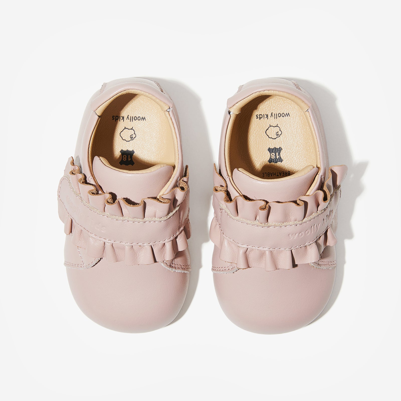 emily gooseberry pink woolly kids autumn infant leathr shoes slip on shoes shoekids 1st walker shoes