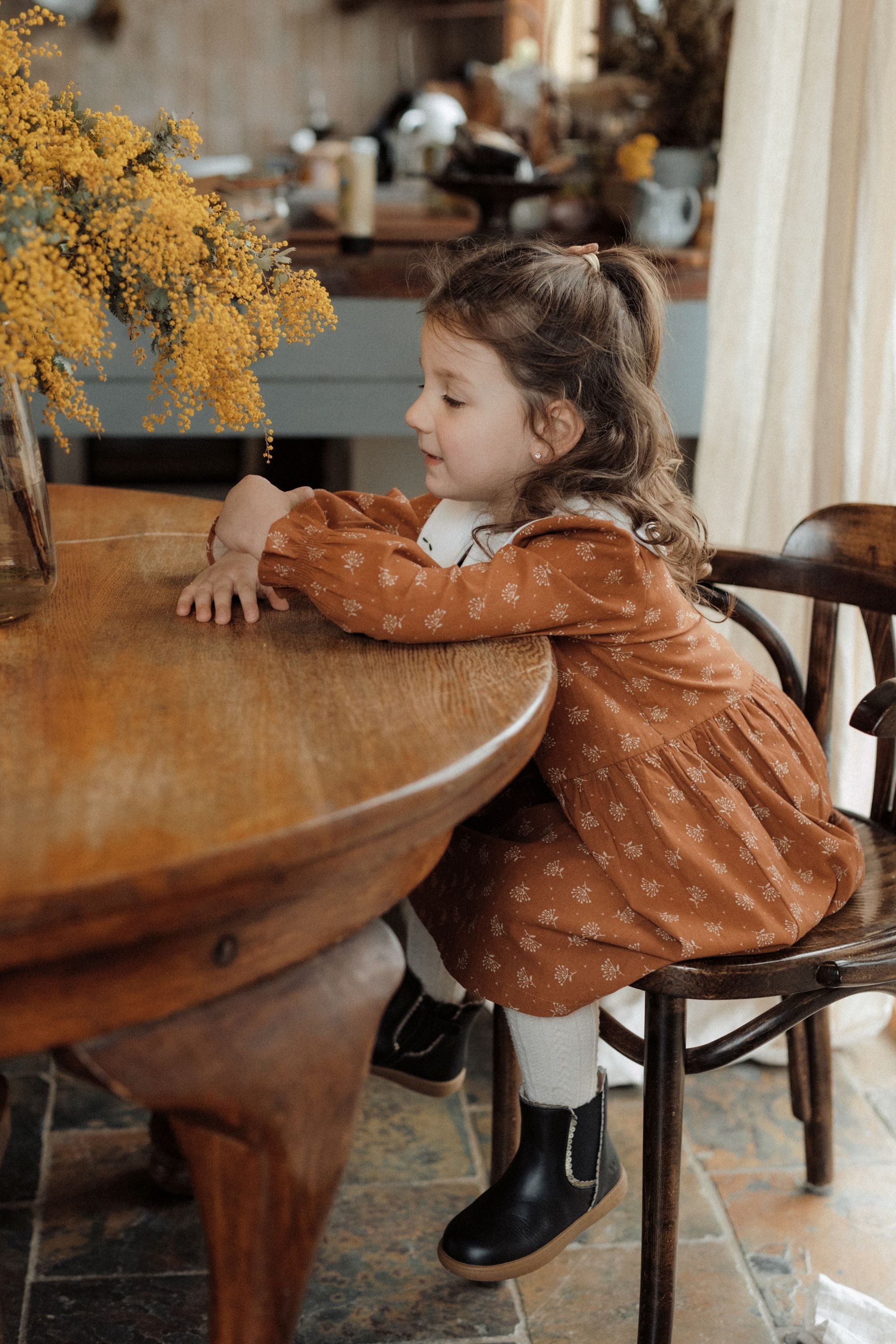 wirrawirra baby storefloral printed dress caramel24 Winter Dresses Girls New Arrivals Skirts