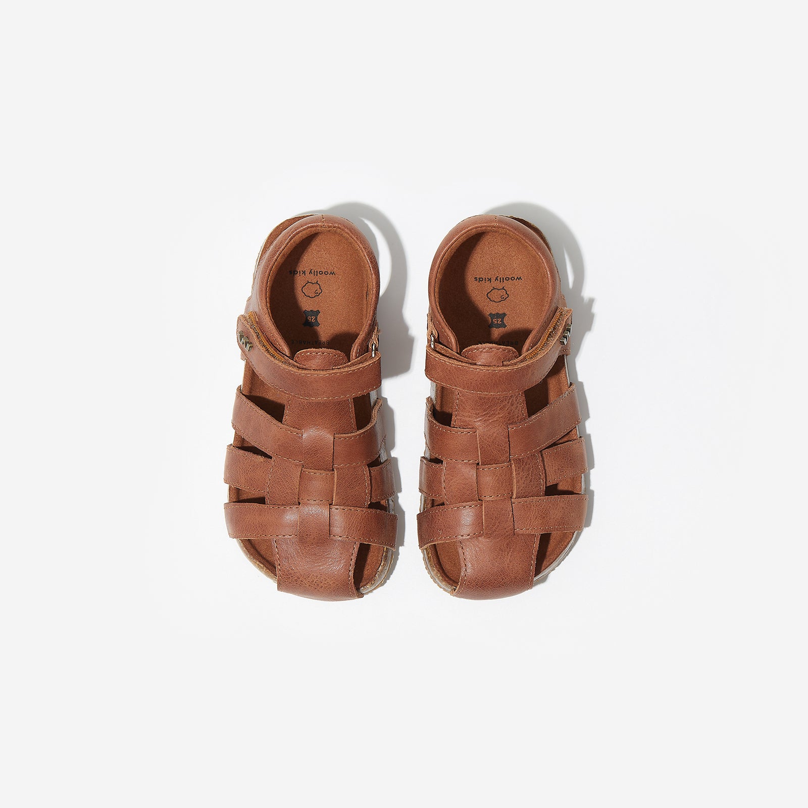woollykids hazel leather summer sandals for girls