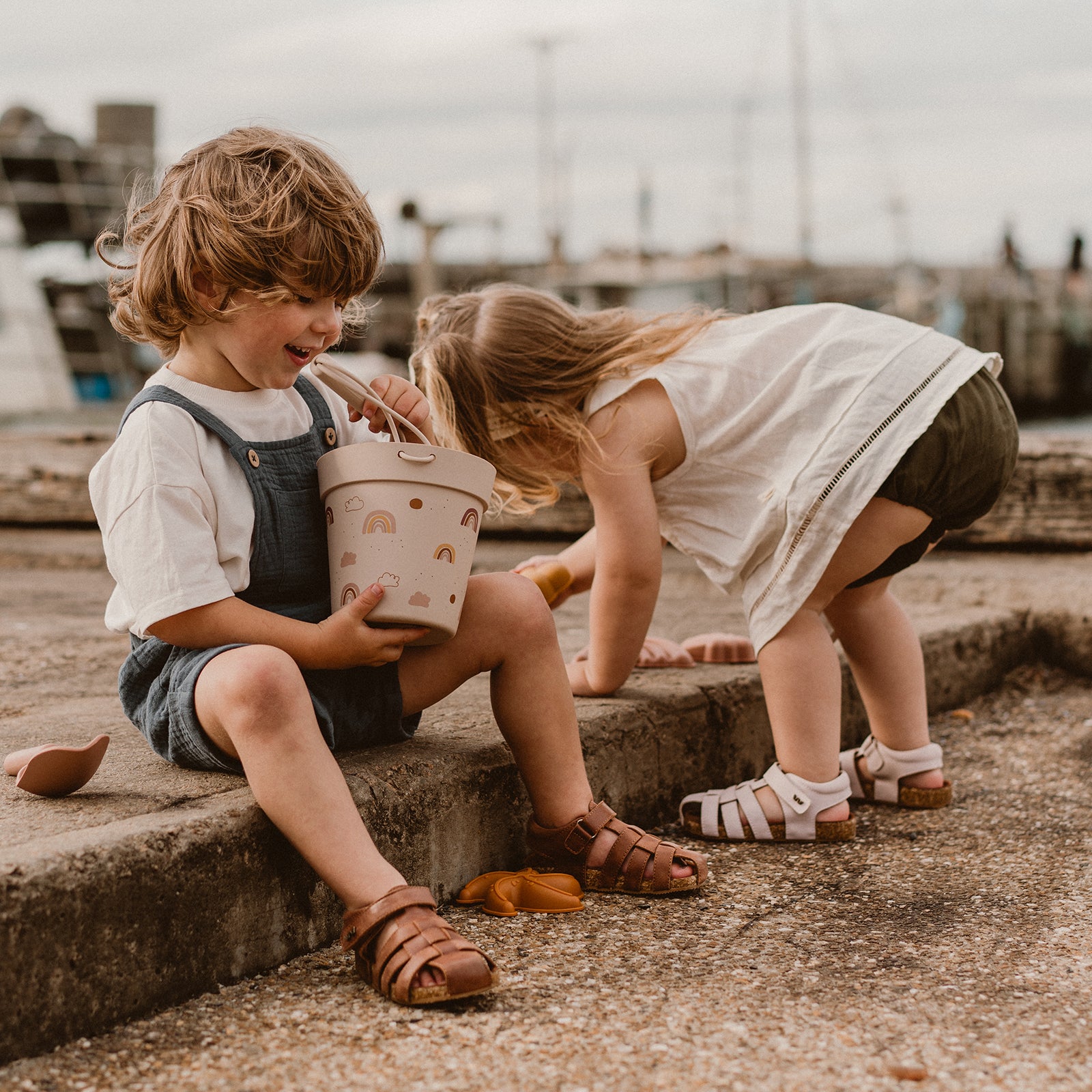 woollykids hazel leather summer school sandals for kids