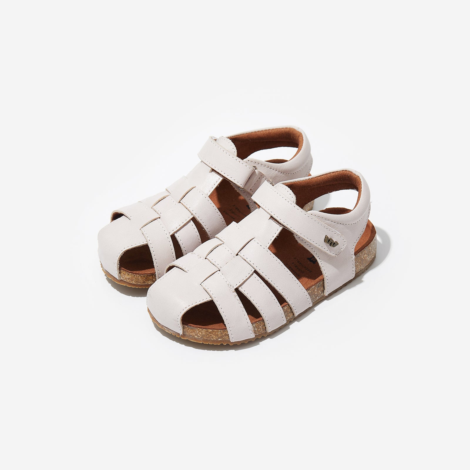 Boys white leather sandals deals
