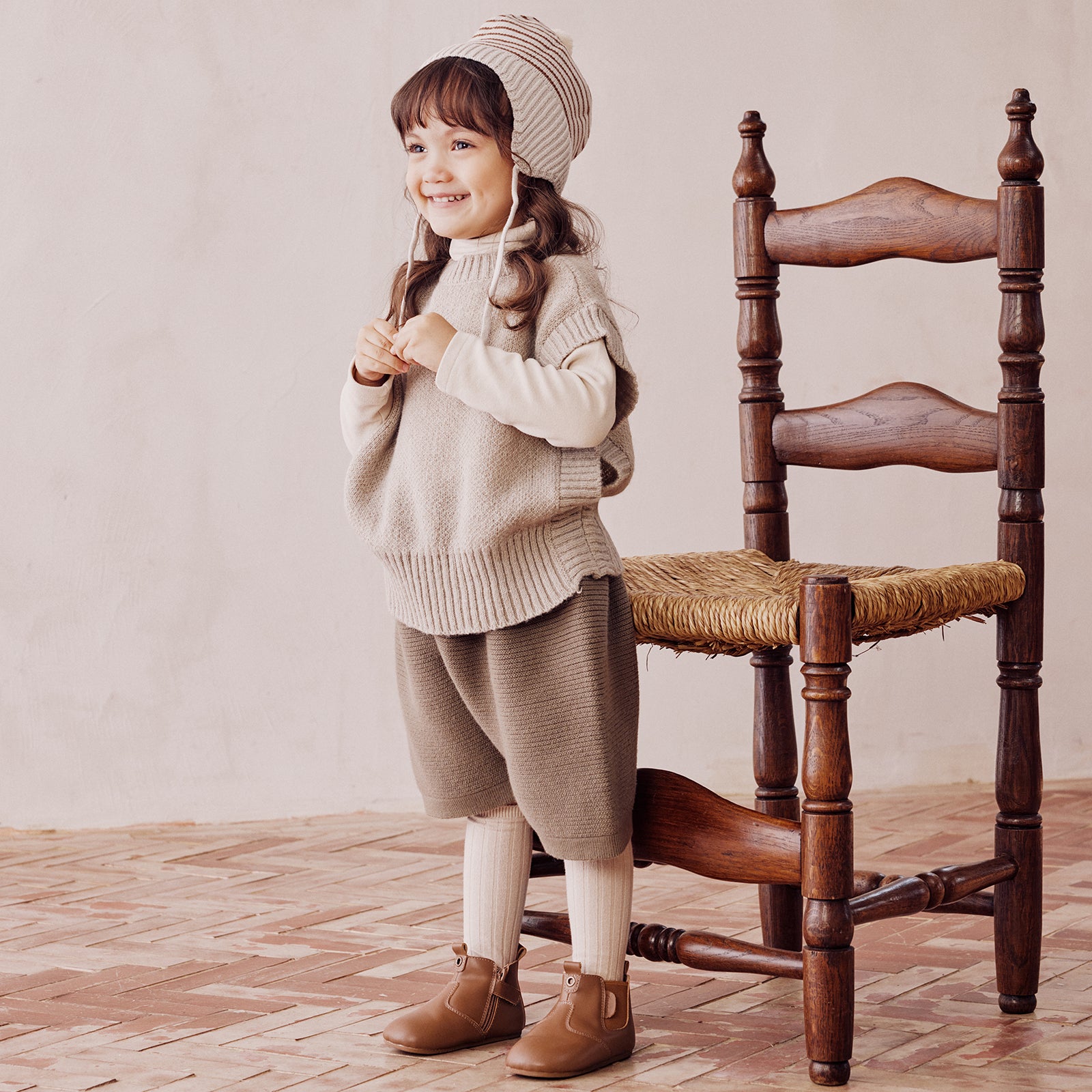 Mini Classic Martin Boots - Chestnut Brown