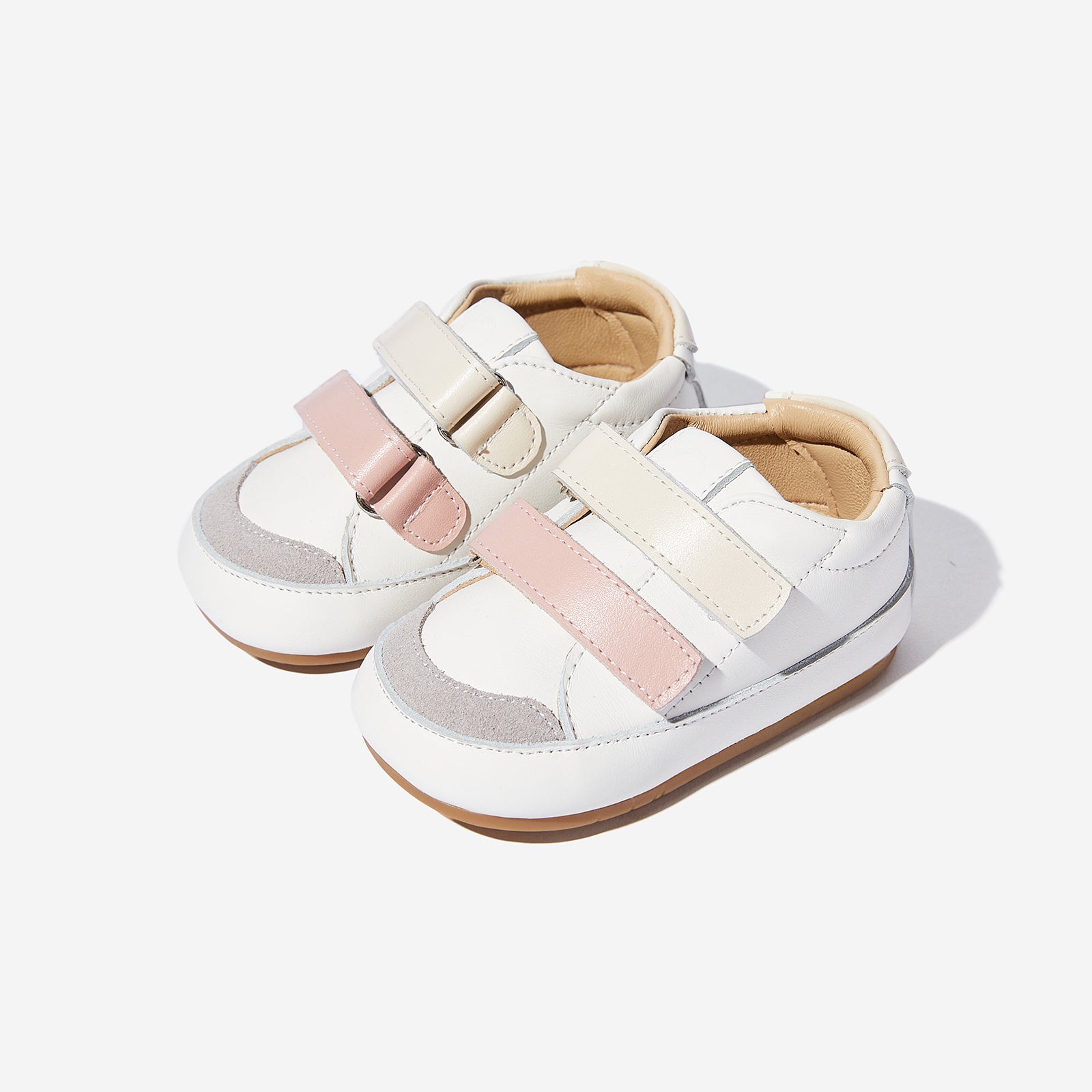 Mosaic color Macaron - Cloud Pink& Beige White