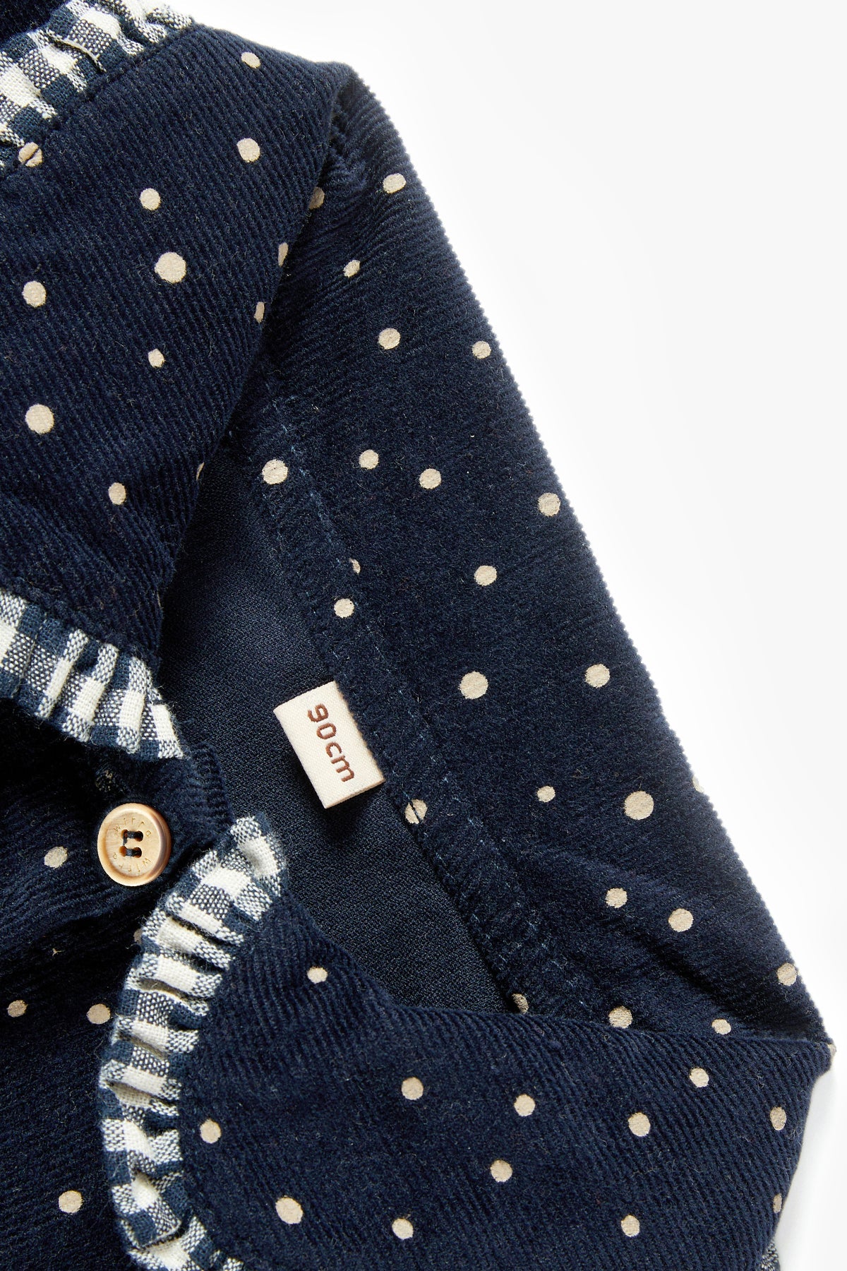 wirrawirra newborn clothesvintage polka dot blouse navy24 Winter Blouses Girls New Arrivals Shirts