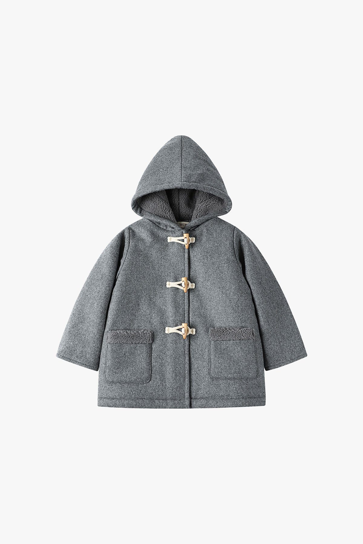 wirrawirra infant clothes woolen coat charcoal grey 23 Winter Boys Girls New Arrivals Outwears Tops Jackets Gilets