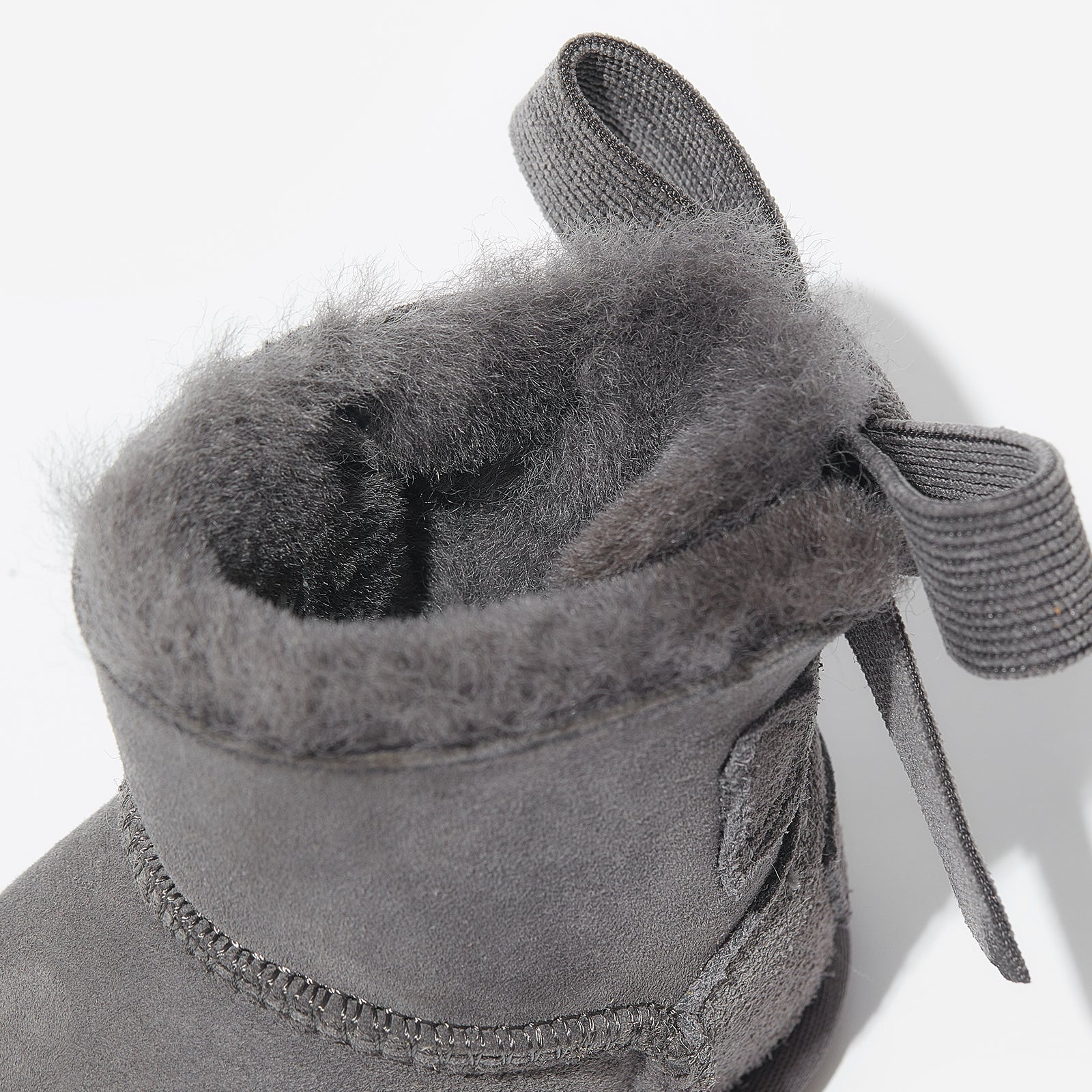 mini freeze grey woolly kids leather kids shoes baby infants shoes Sheepskin size 1 shoes Kids boots