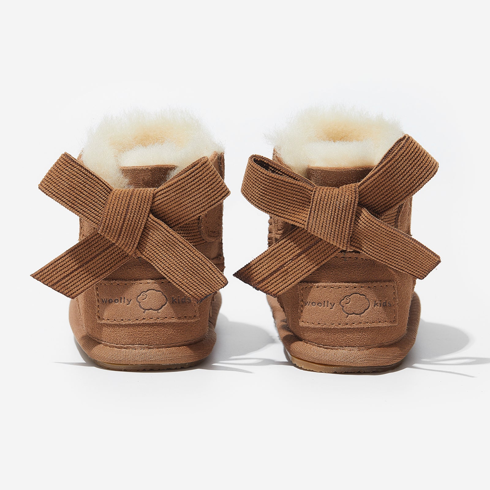 mini freeze chestnut woolly kids leather kids shoes baby infants shoes Warm barefoot childrens shoes Girls boots