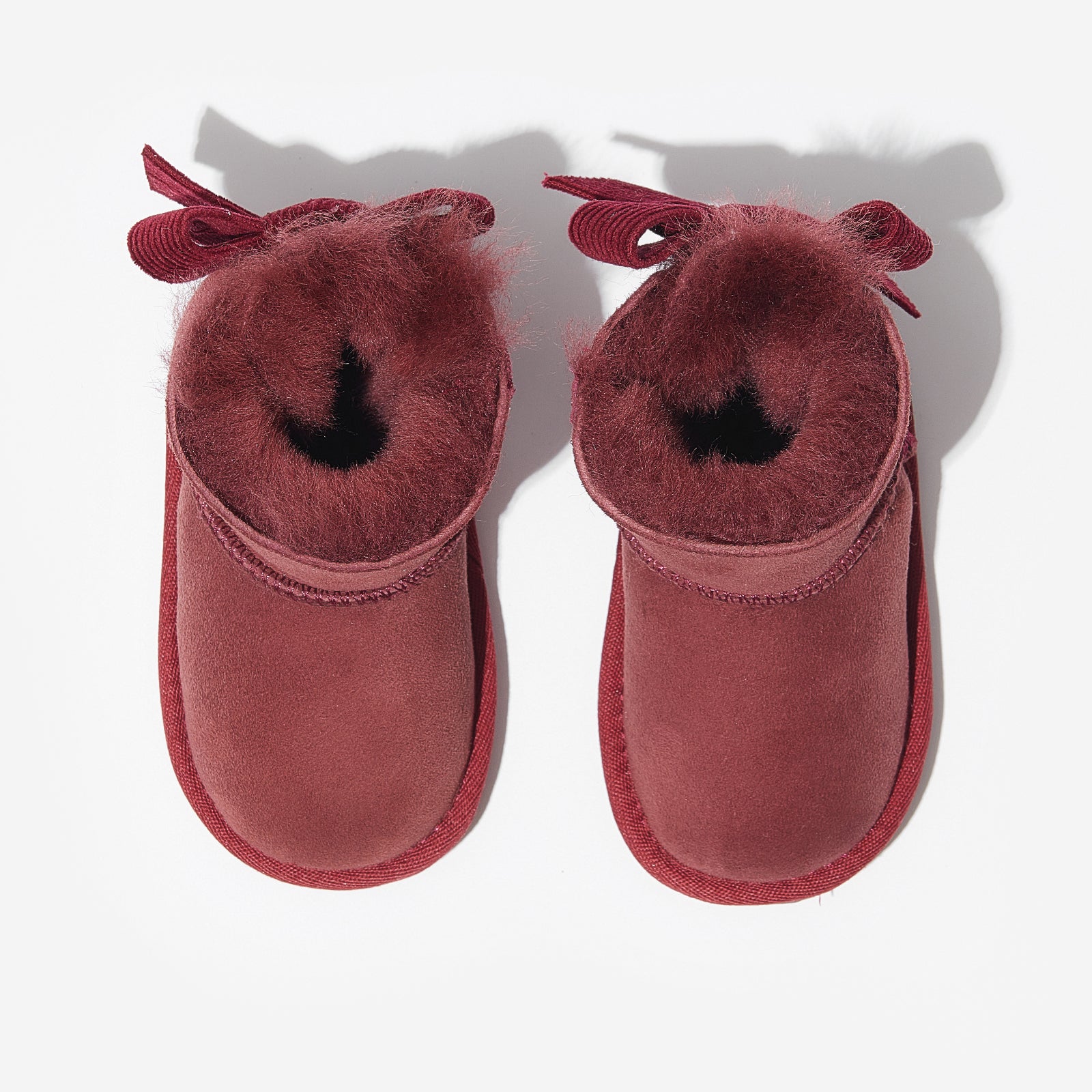 mini freeze wine woolly kids leather kids shoes baby infants shoes Warm barefoot childrens shoes Girls boots
