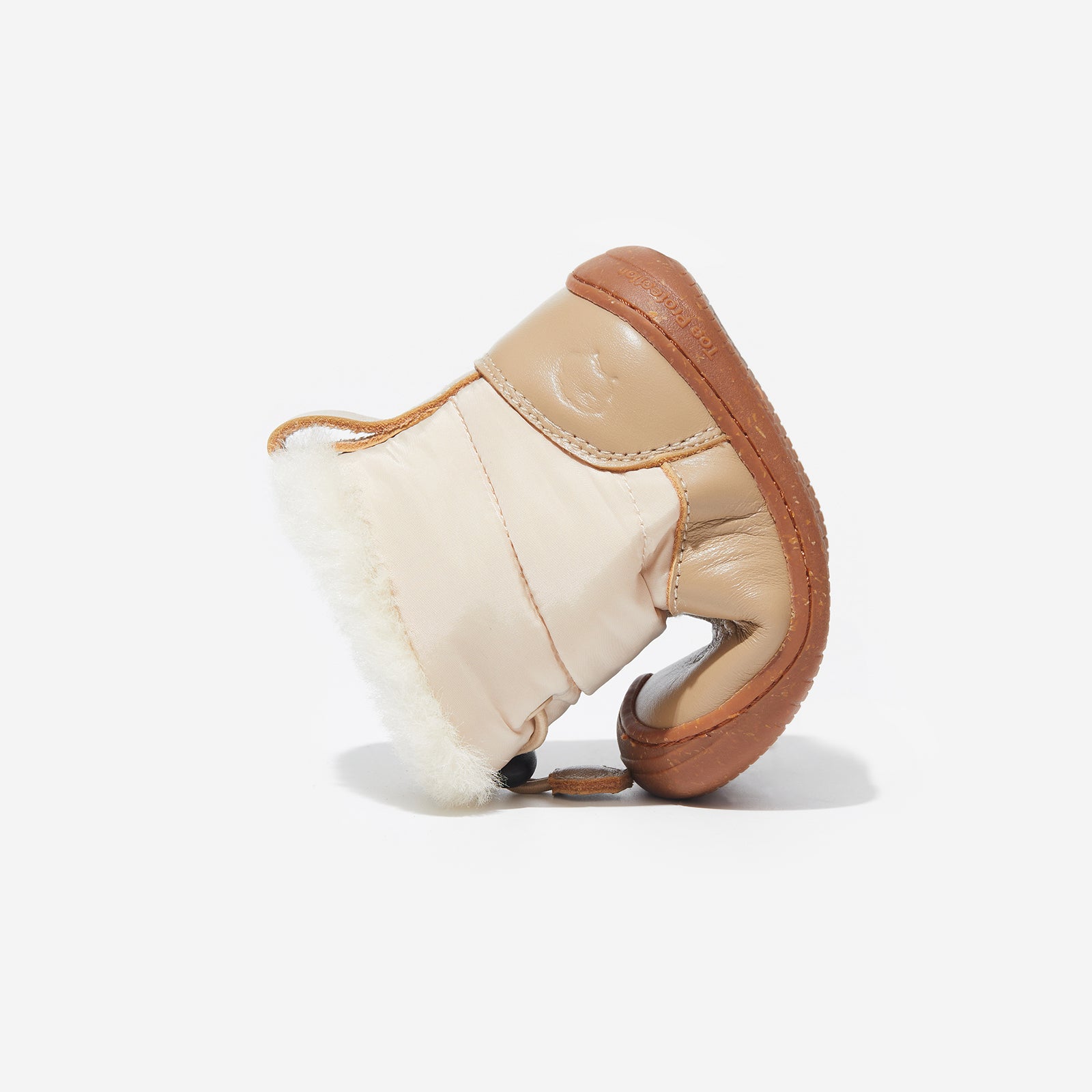 north soy milk brown woolly kids leather kids shoes baby infants shoes Sheepskin size 1 shoes Kids boots