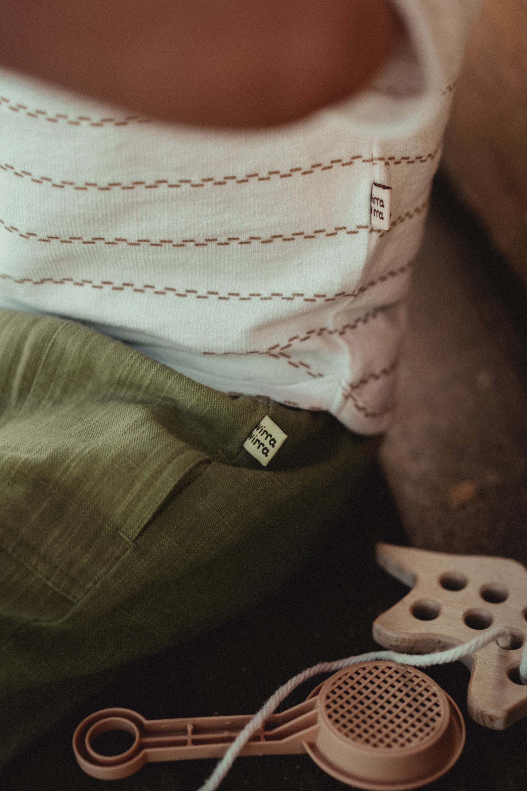 wirrawirra organic baby clothes pocket leggings sage 24 Summer Boys Essentials Girls Leggings New Arrivals Trousers