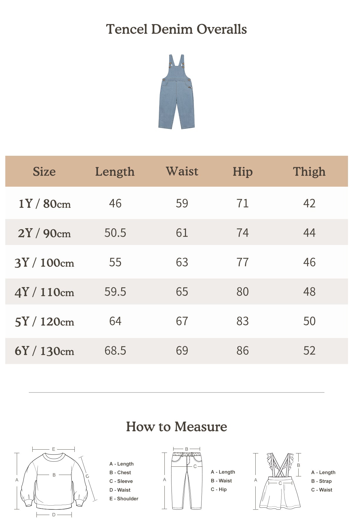 Tencel Denim Overalls - Denim Blue