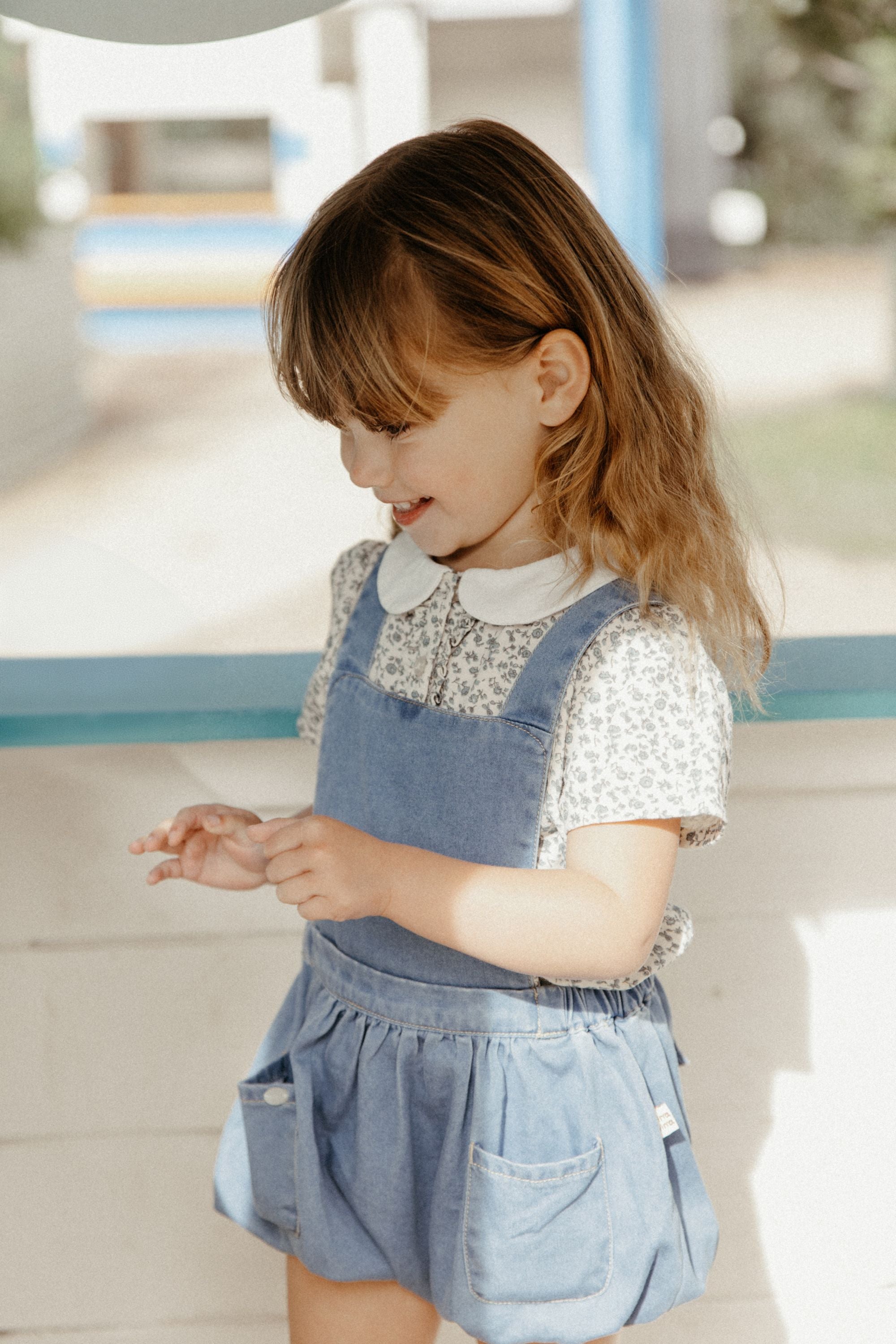 wirrawirra baby store tencel denim overalls romper blue 24 Midsummer Girls Jumpsuit New Arrivals Trousers Leggings Boys