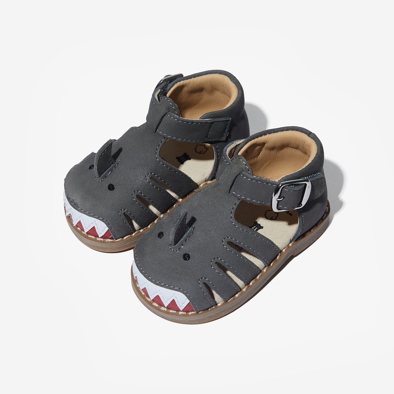 Adventure Shark Kids Leather Shoes Woolly Kids - Main Image