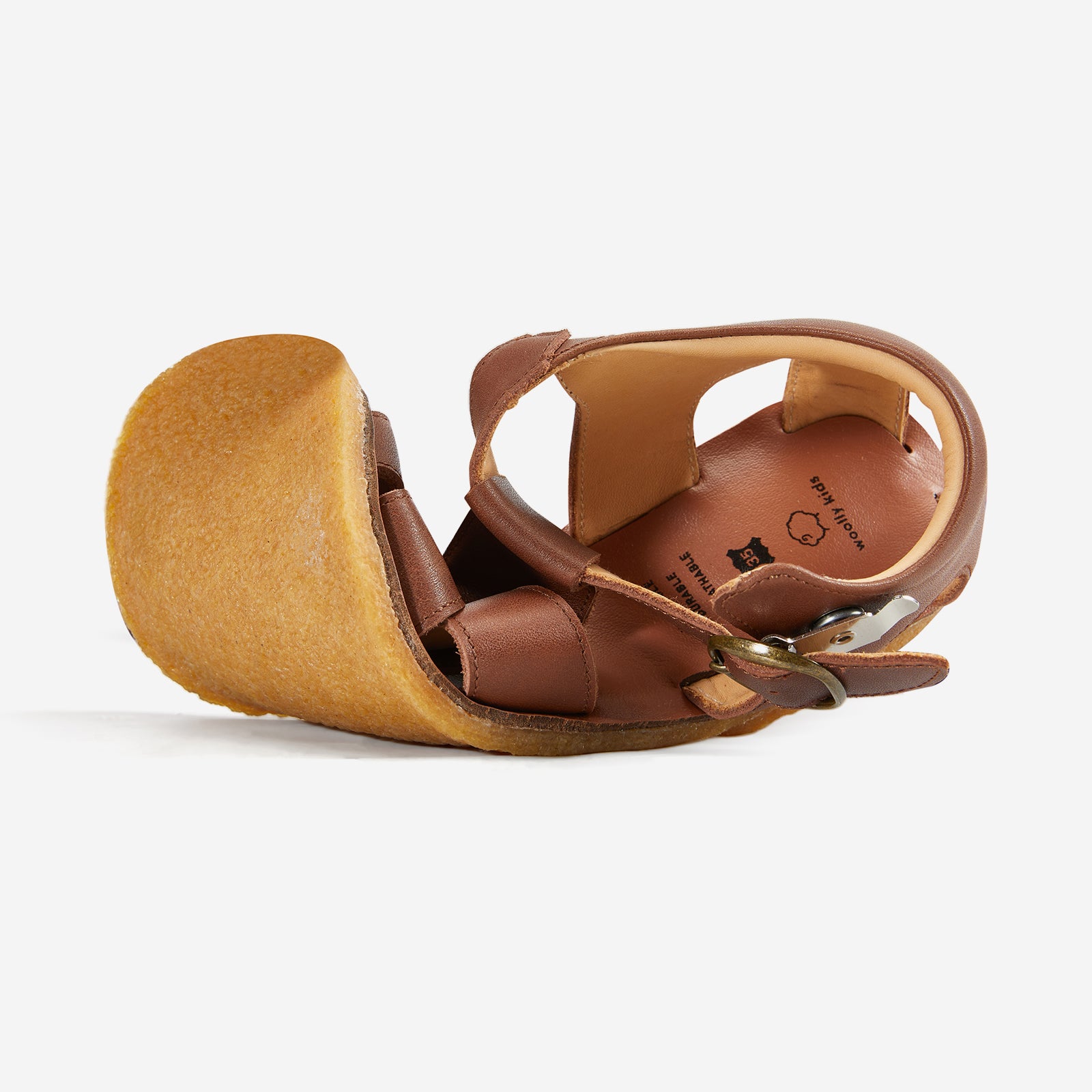 Arlo - Cocoa Brown - Woolly Kids - detail view