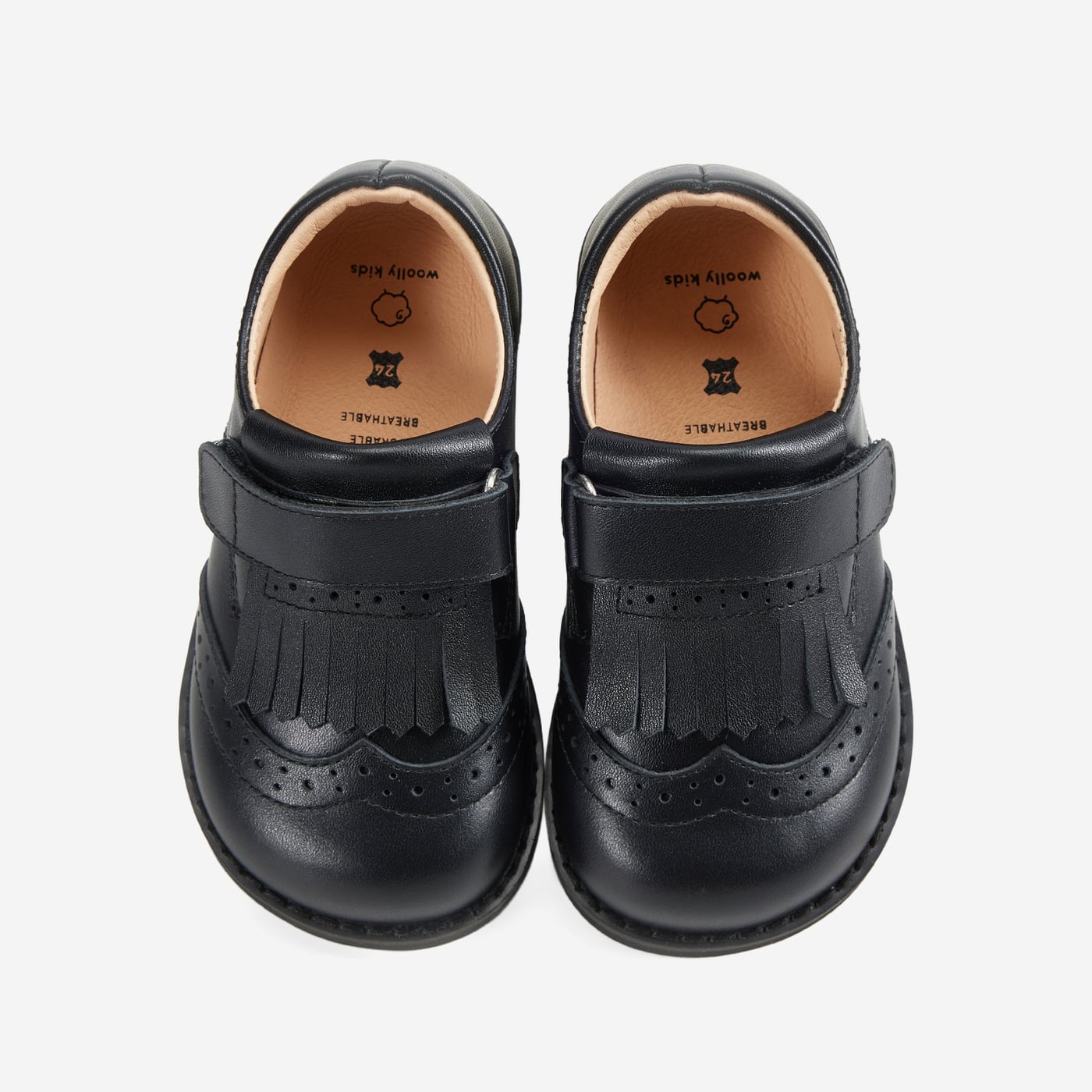 Blair - Obsidian Black - Woolly Kids - detail view