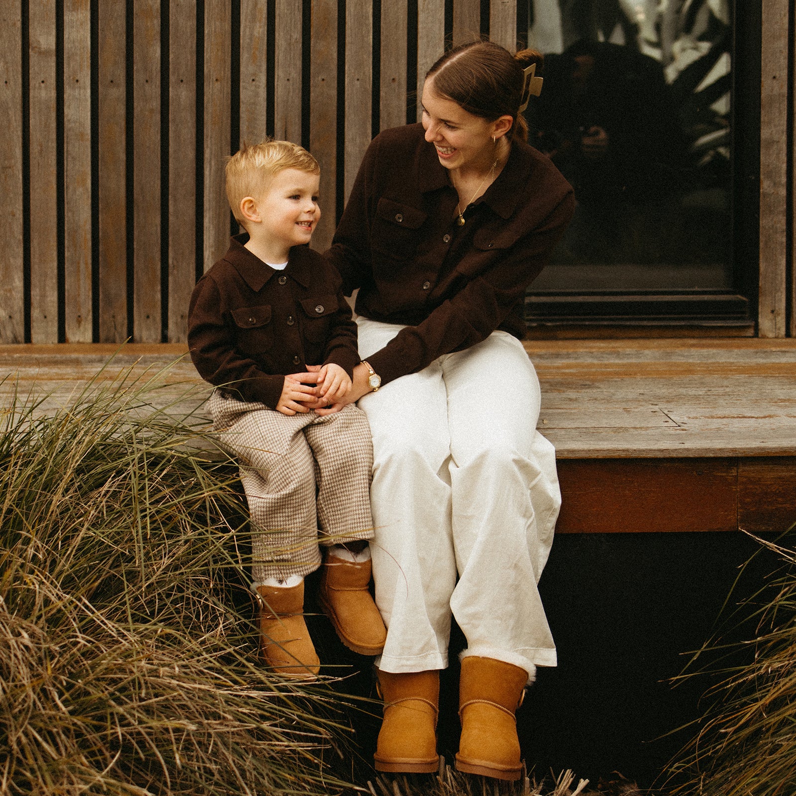 Button Classic Kids - Chestnut