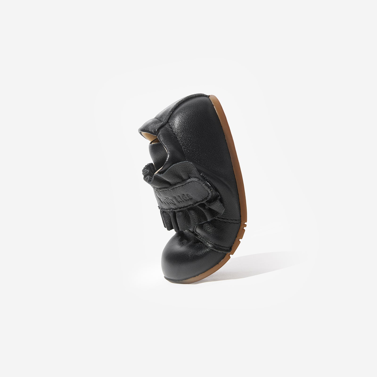 emily retro black woolly kids autumn infant leathr shoes infants shoe baby walking shoes newborn leather shoes