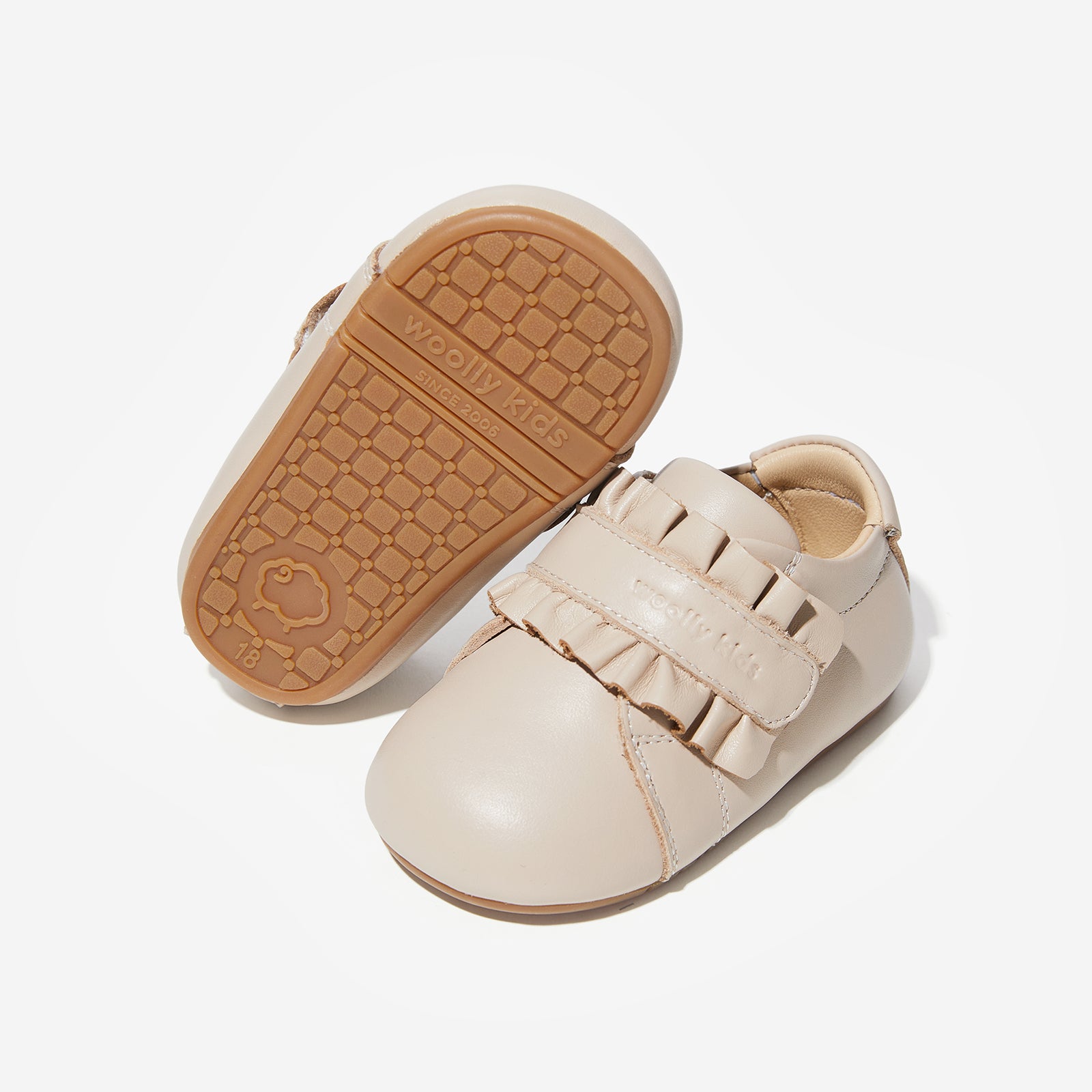 emily milk tea brown woolly kids autumn infant leathr shoes shoe's infant shoes canada newborn infant shoes