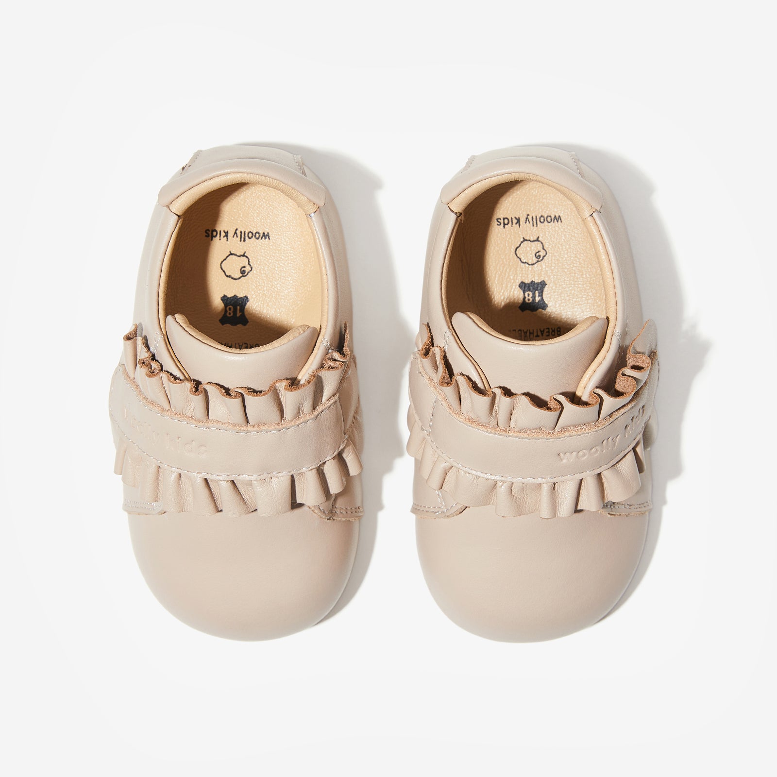 emily milk tea brown woolly kids autumn infant leathr shoes kidlings shoes childrens designer shoes infant first walking shoes