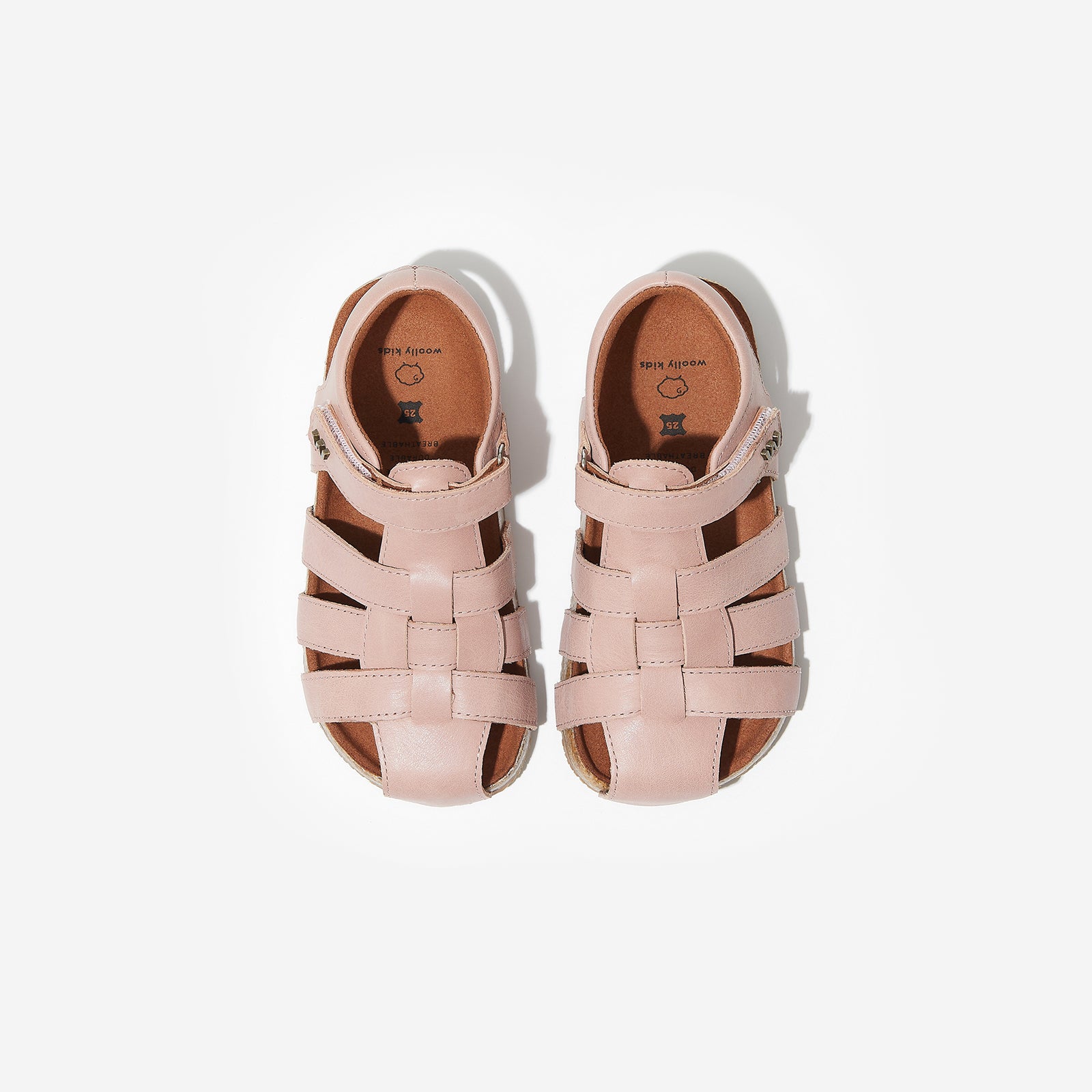 woollykids hazel leather summer sandals for girls
