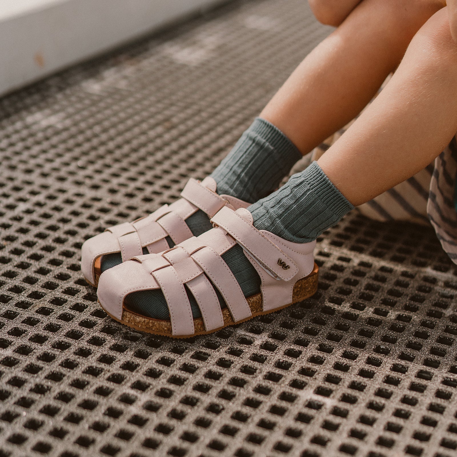 woollykids hazel leather summer school sandals for kids