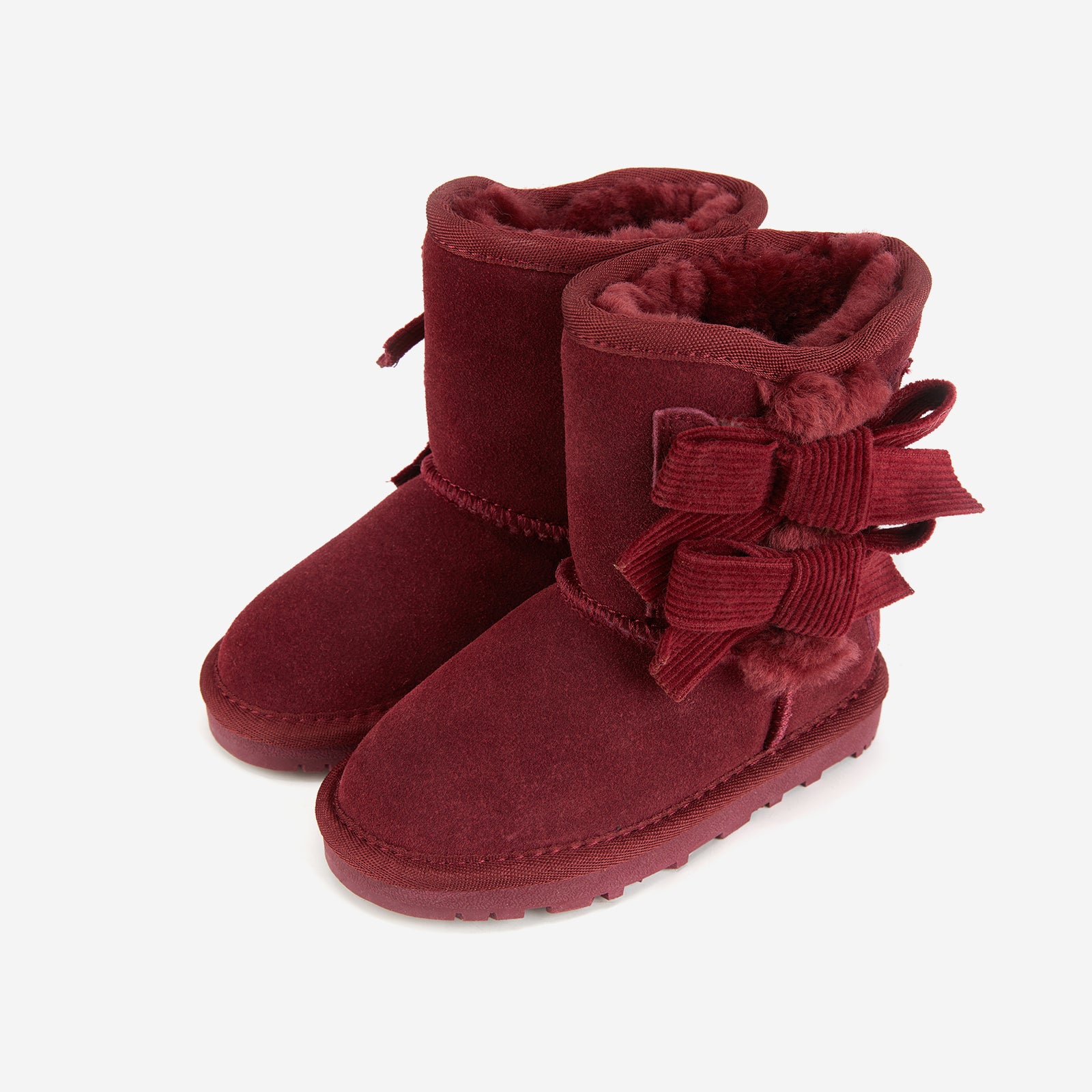Ivy - Berry Red – Boots for Girls & Boys | Woolly Kids