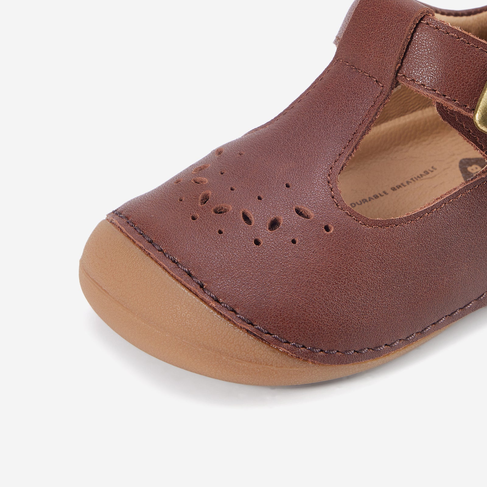 Mini Casey Acorn Brown - Toe Detail