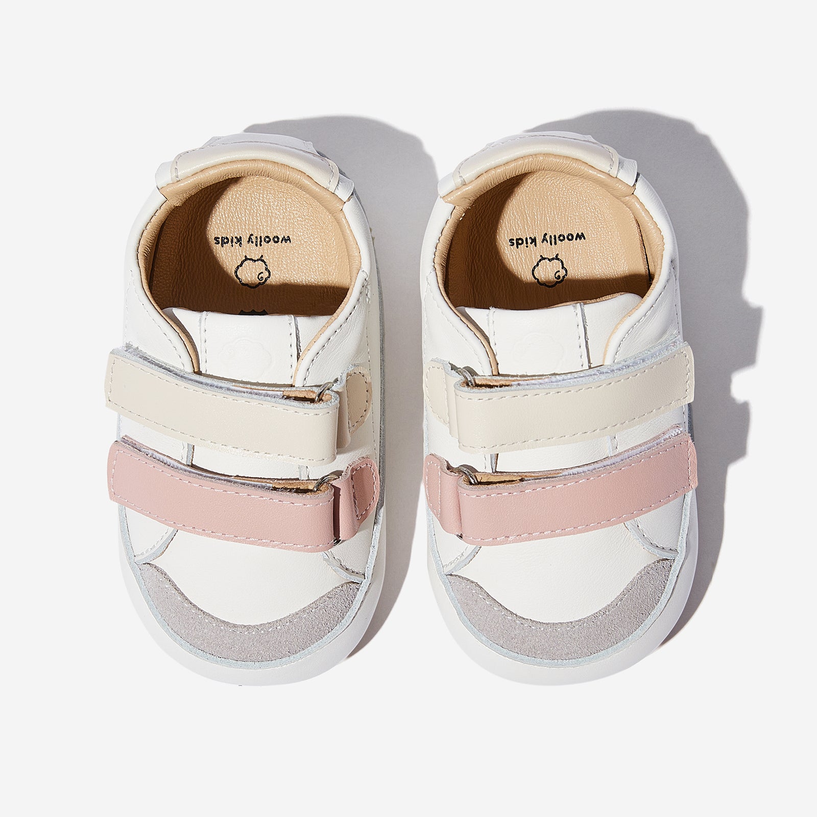 Mosaic color Macaron - Cloud Pink＆ Beige White