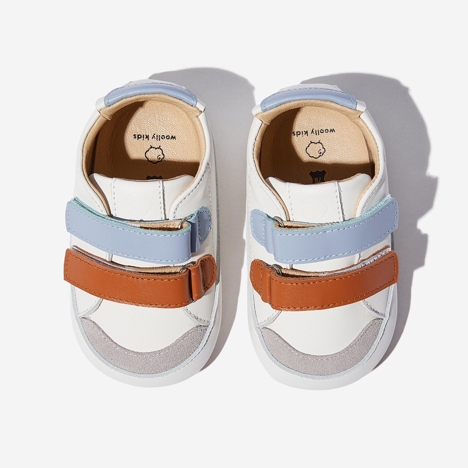 Mosaic color Macaron - Sky Blue＆Cocoa Brown