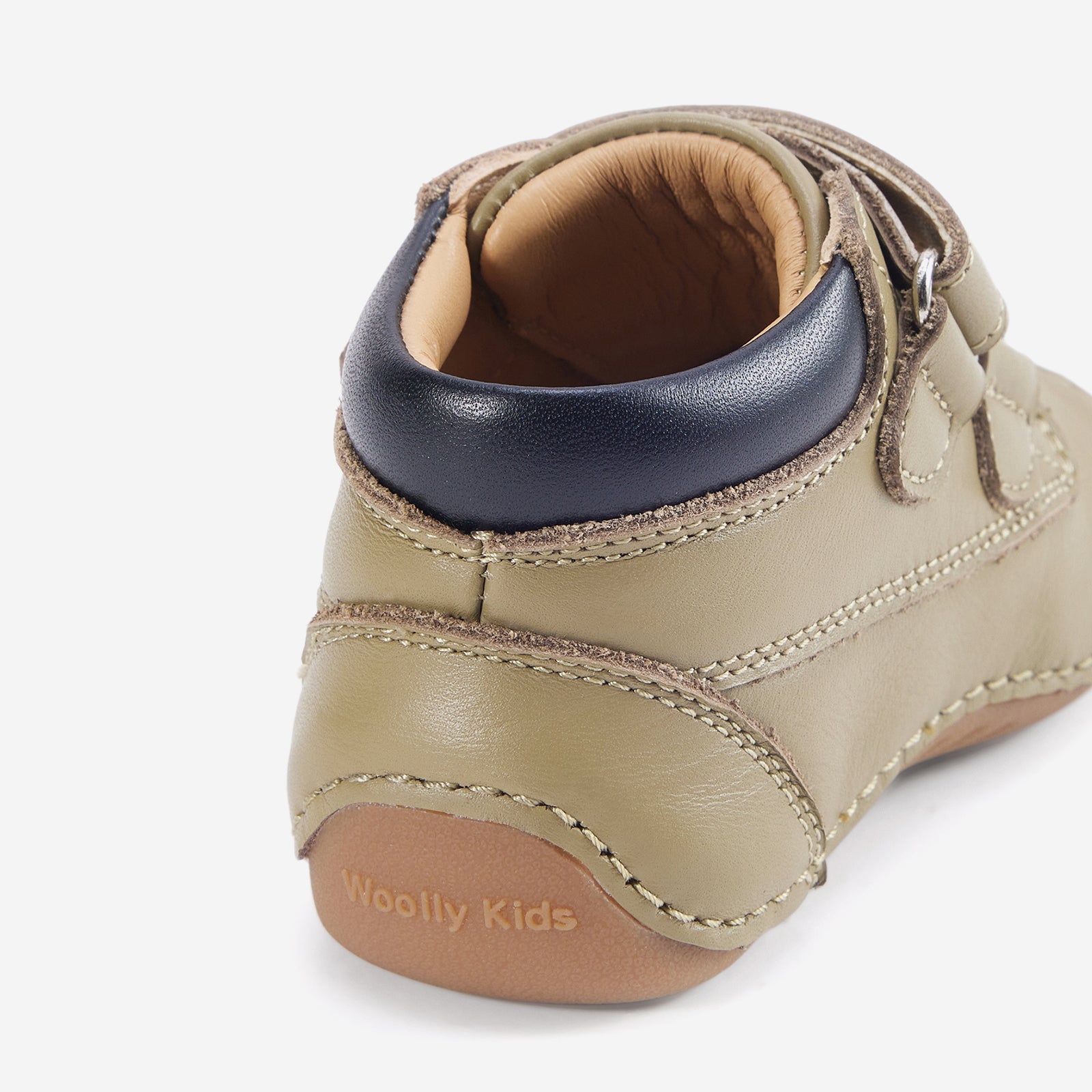 Noll Olive Green - Heel Detail