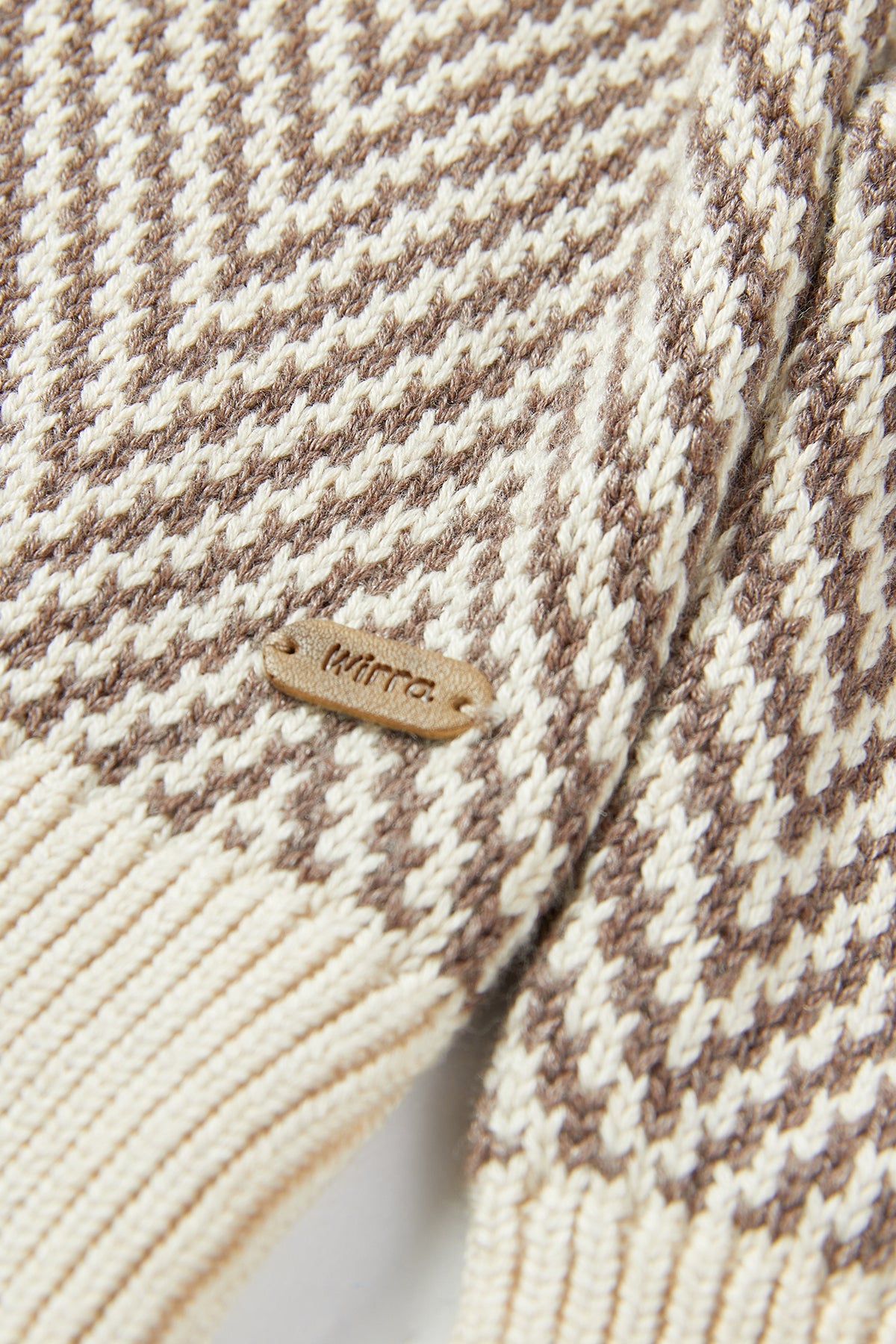 wirrawirra baby stuffvintage ripple sweater brown ripple24 Winter  Cardigans  Girls  New Arrivals  Sweaters