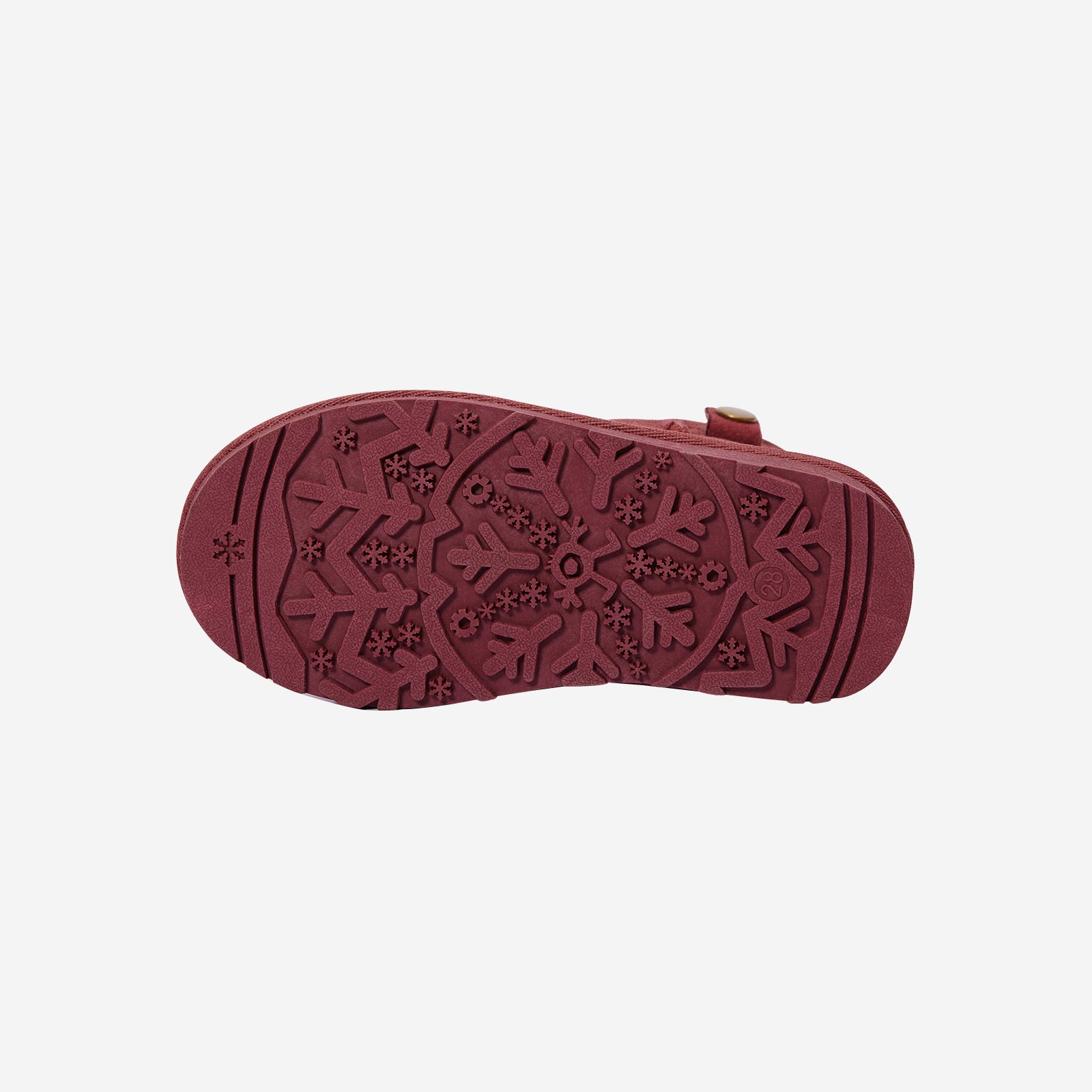 classic kids persian red woolly kids leather kids shoes baby infants shoes Warm barefoot childrens shoes Girls boots