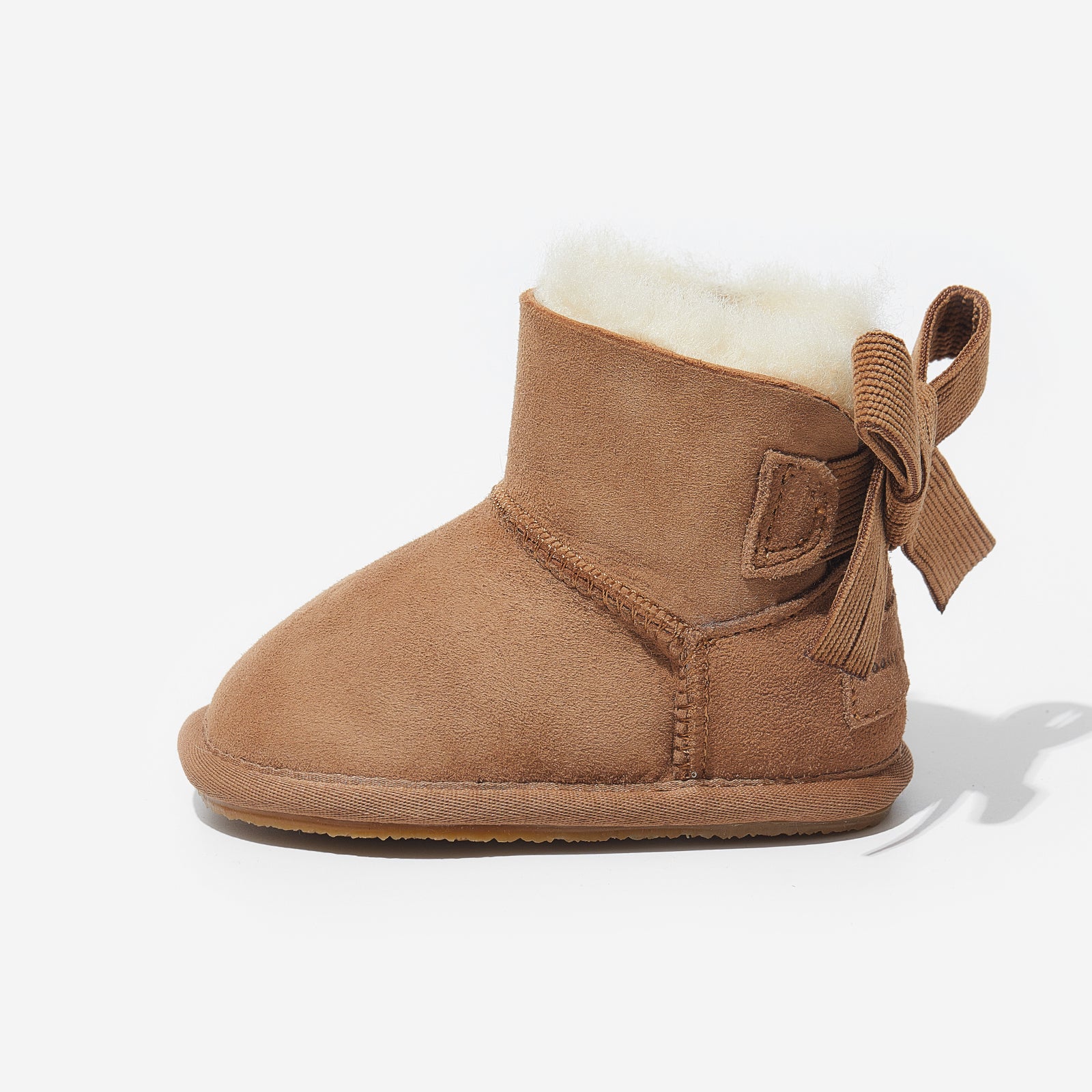 mini freeze chestnut woolly kids leather kids shoes baby infants shoes Sheepskin size 1 shoes Kids boots