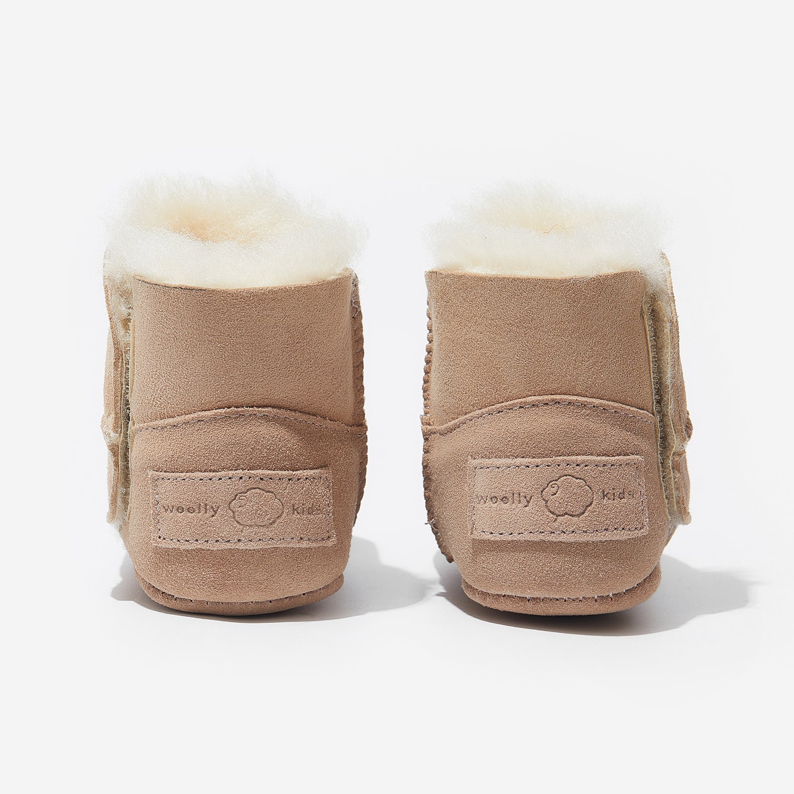 wynter sand color woolly kids leather kids shoes baby infants shoes Toddler winter boots walking shoes Boys boots